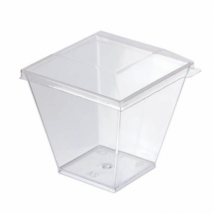 SQUARE CLEAR LID FOR MBLZEN010 3 BOXES X 200 PCS
