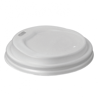 WHITE CPLA LID DIAM 80MM X1000PCS (20X50PCS)