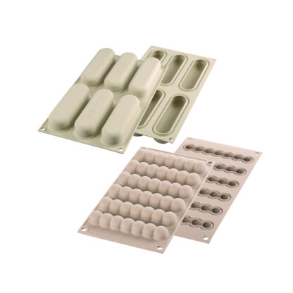 KIT CHIC ECLAIR - SET 2 STAMPI IN SILICONE 130X38 H 46 MM