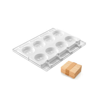 GEL07 MR FUNNY - SET 2 STAMPI IN SILICONE ø 83 H22,5 MM