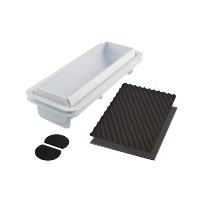 KIT SPIRAL ROLL 1100 - PLASTIC SUPPORT 250X80 H67MM + 2 MATS