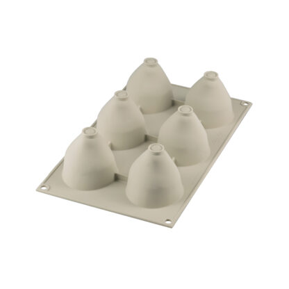 FRAGOLE E PANNA - STAMPO IN SILICONE N.6 FRAGOLE 3D ø59 H 61 MM