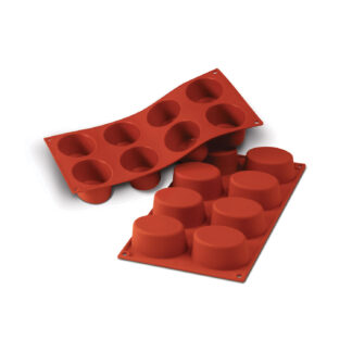 SF055 - STAMPO IN SILICONE N.8 BIG OVALS 75X55 H 35 MM