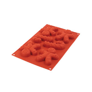 SF106 - STAMPO IN SILICONE N.4 GINGERBREAD MAN 94,5 X78 H 21 MM