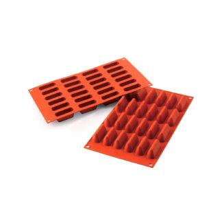SF125 - STAMPO IN SILICONE N.24 CHOCOGIANDUIA 50X18 H 23 MM TERRACOTTA