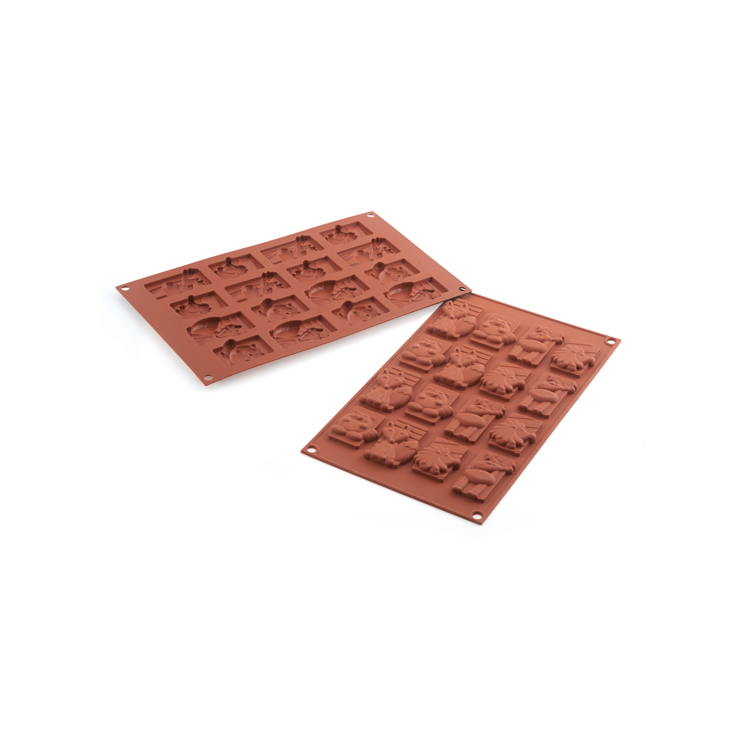 SF198 - STAMPO IN SILICONE N.16 WINTER CHOCO TAGS 60X37 H 8 MM
