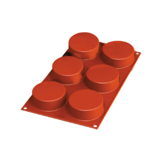 SF205 - STAMPO IN SILICONE N.6 CYLINDERS ø70 H 27 MM