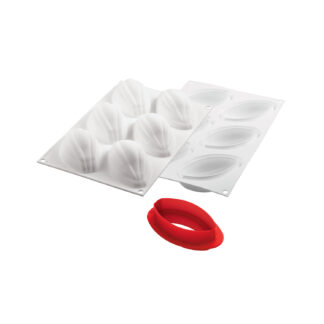 CACAO 120 - STAMPO IN SILICONE 102X57 H42 MM + CUTTER