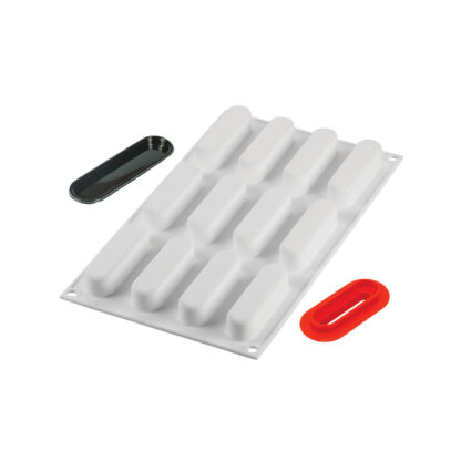 CAROLINE 30 - STAMPO IN SILICONE 82X23 H 21 MM + CUTTER
