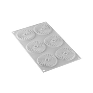 PLISSÉ 23 - STAMPO IN SILICONE N.6 PLISSÉ ø75 H 7 MM