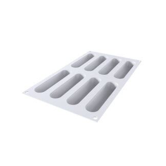 KIT ÉCLAIR - SILICONE MOULD N. 8 ECLAIR 122X26 H 16 MM + AIRPLUS 11 N.16 ECLAIR
