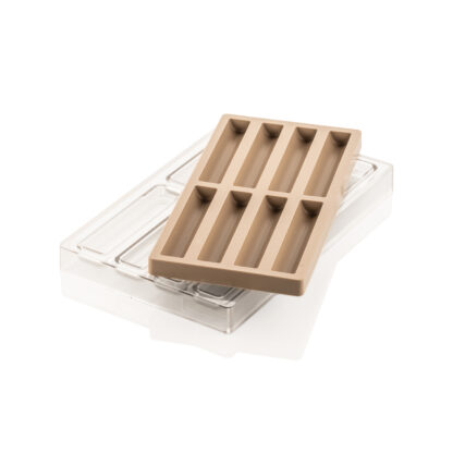 KIT BAR VOLTA - CH016 TRITAN MOULD 120X25 H 10 MM + ICHB02 SILICONE MOULD N.8