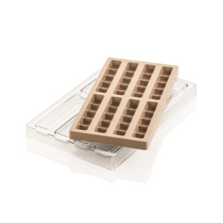KIT BAR DUNA - CH016 TRITAN MOULD 120X25 H 10 MM + ICHB03 SILICONE MOULD N.8