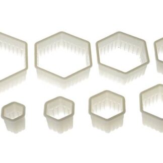 NYLON CUTTER 05 IRREGULAR HEXAGON - DA 3X2.5 CM A 12X10 CM