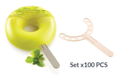 SET 100 BAST STECCO DONUTS - BASTONCINO STECCO PER DONUTS 100 PCS - Image 2