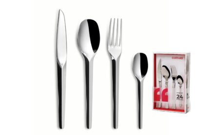 24 PIECES ASTER 18/10 9MM.