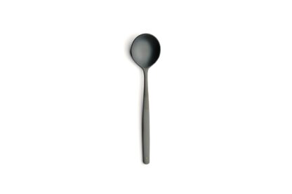 CAKE SPOON ATLANTIDA 18/10 6MM. ICE BLACK