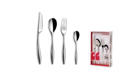 24 PIECES BAOBAB 18/10 11MM.