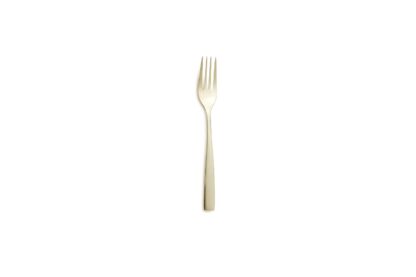 CHAMPAGNE DESSERT FORK BCN SATIN CHAMPAGNE