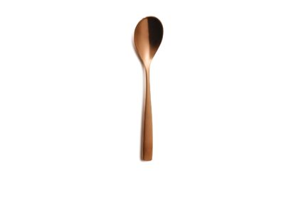 COPPER DESSERT SPOON BCN SATIN COPPER