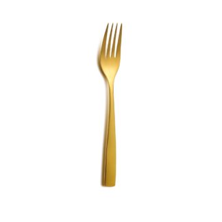 GOLD DESSERT FORK BCN SATIN GOLD