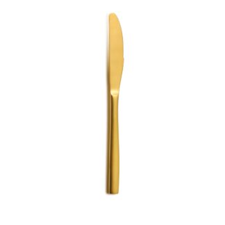 GOLD DESSERT KNIFE BCN SATIN GOLD