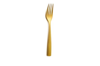 GOLD TABLE FORK BCN SATIN GOLD
