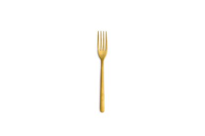 TABLE FORK CANADA M 18% 4MM. VINTAGE GOLD