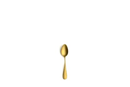COFFEE/MOKA SPOON CONTOUR 18/10 4MM. VINTAGE GOLD