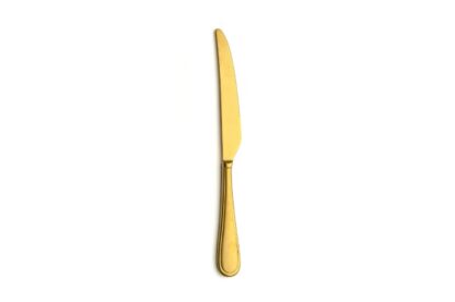 TABLE KNIFE CONTOUR 18/10 4MM. VINTAGE GOLD