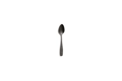 COFFEE/MOKA SPOON FLEUR DE LYS 18/10 4,5MM VINTAGE BLACK