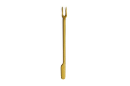VINTAGE GOLD APPETIZER FORK LAB 18/10 VINTAGE GOLD