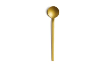 VINTAGE GOLD COFFEE/MOKA SPOON LAB 18/10 VINTAGE GOLD