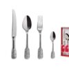 24 PIECES VERSAILLES 18/10 3,5MM. SATIN