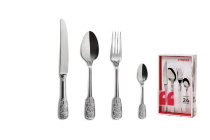 24 PIECES VERSAILLES 18/10 3,5MM. SATIN