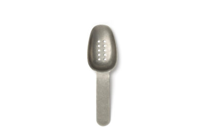 ACCOMPANIMENT TASTING SPOON W/HANDLE W/HOLES VINTAGE LES ESSENCES