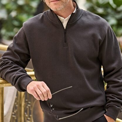 T5506 RIBBED INTERLOCK HALF ZIP