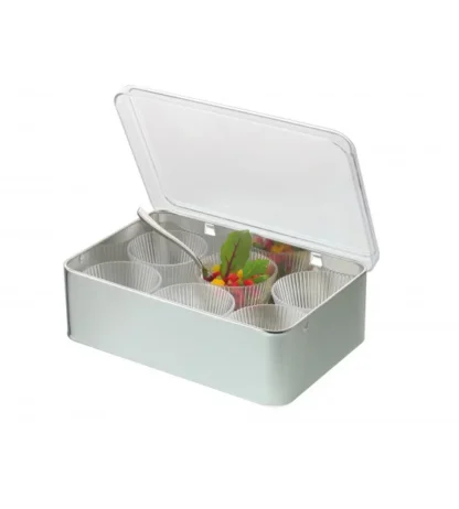 ALUMINIUM BENTO + PS LID 195x125x60 (CA=10) - Image 3