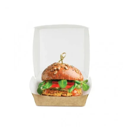 BURGER BOX KRAFT 120x120x70 (CA=200) - Image 2