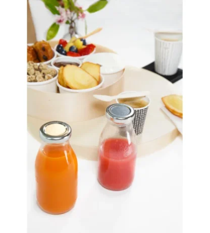 MILK BOTTLE 25cl + METAL SCREW CAP (CA=23) - Image 4