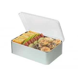 ALUMINIUM BENTO + PS LID 195x125x60 (CA=10)
