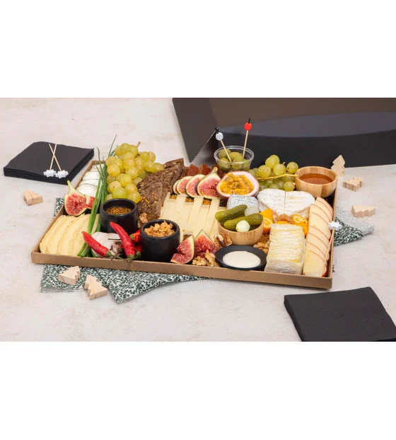 STRAIGHT EDGE KRAFT/BLACK CATERLUX ATLAS TRAY 1/1 - Image 2