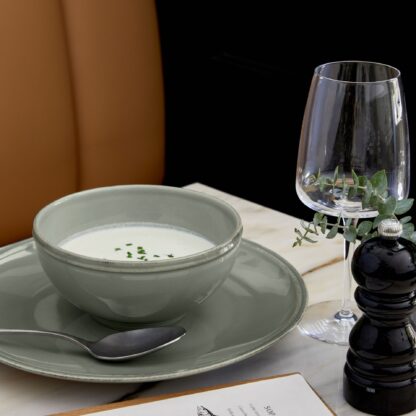 FRISO Soup/cereal bowl 16, Sage green - Image 2