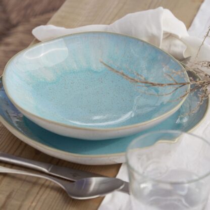 EIVISSA Soup/pasta bowl 23, Sea blue - Image 4