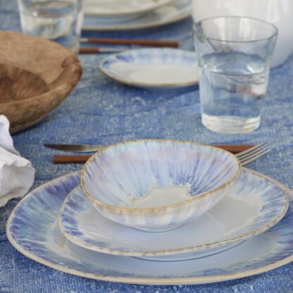 BRISA Oval dinner plate/platter 27, Ria blue - Image 3