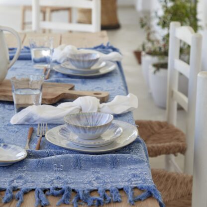 BRISA Oval soup/cereal bowl 16, Ria blue - Image 4
