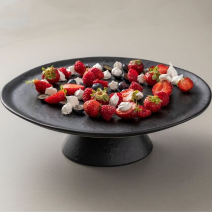 BOUTIQUE Footed plate 28, Black moon - Image 2