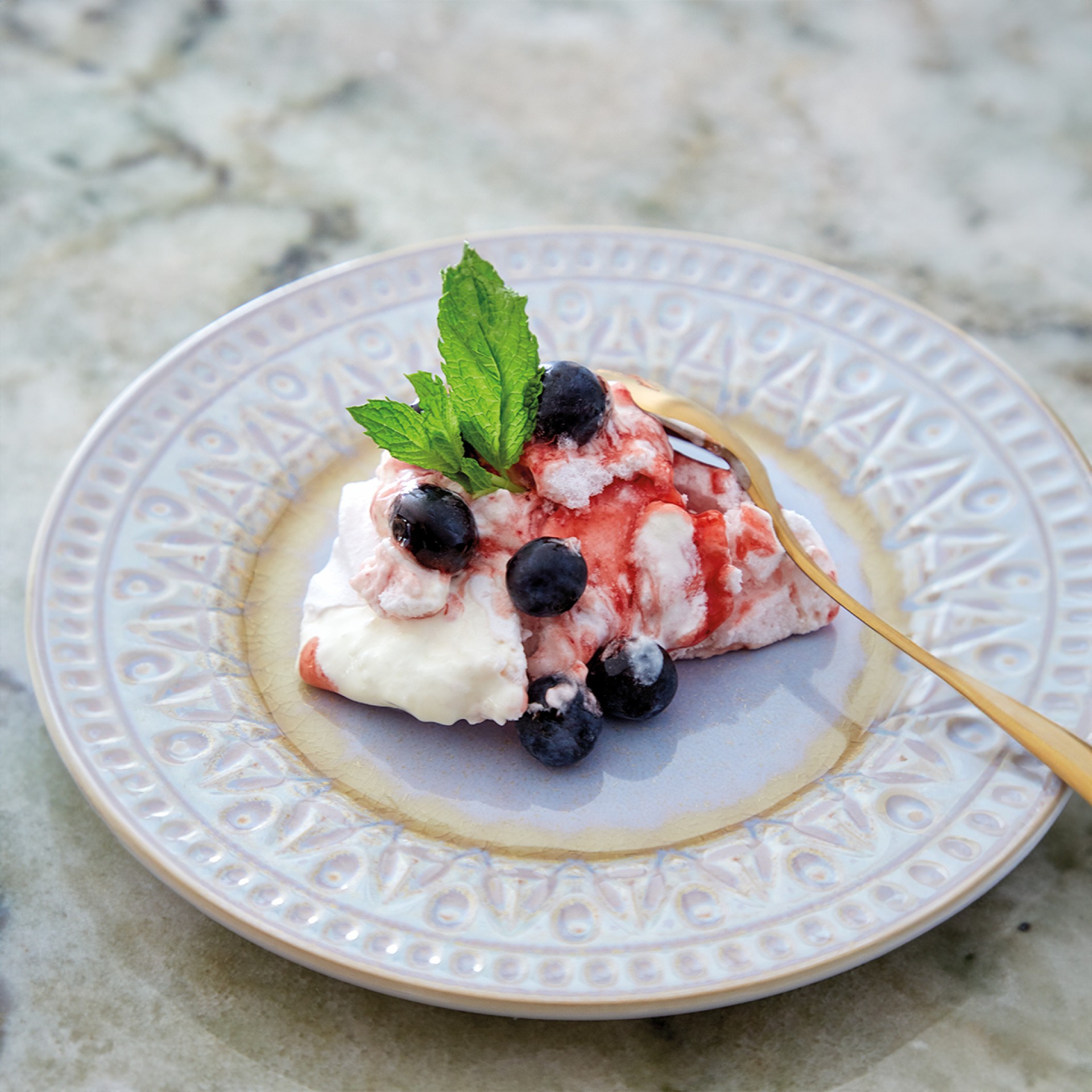 CRISTAL Salad/dessert plate 22, Nacar - Image 2