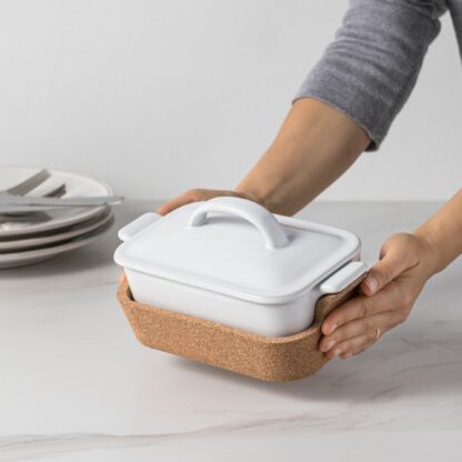 ENSEMBLE Casserole rect. 24, White - Image 3
