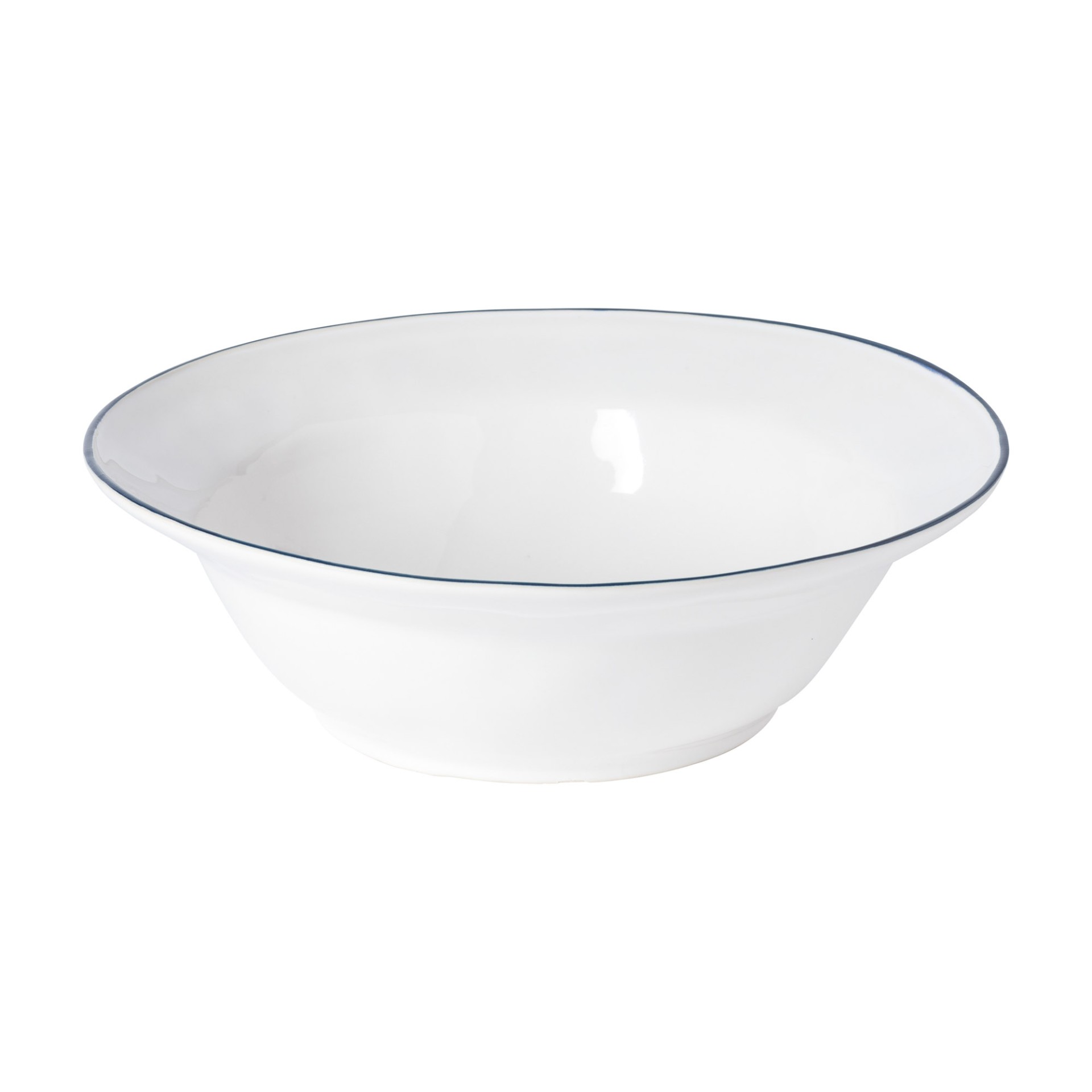 BEJA Serving bowl 30, White & blue